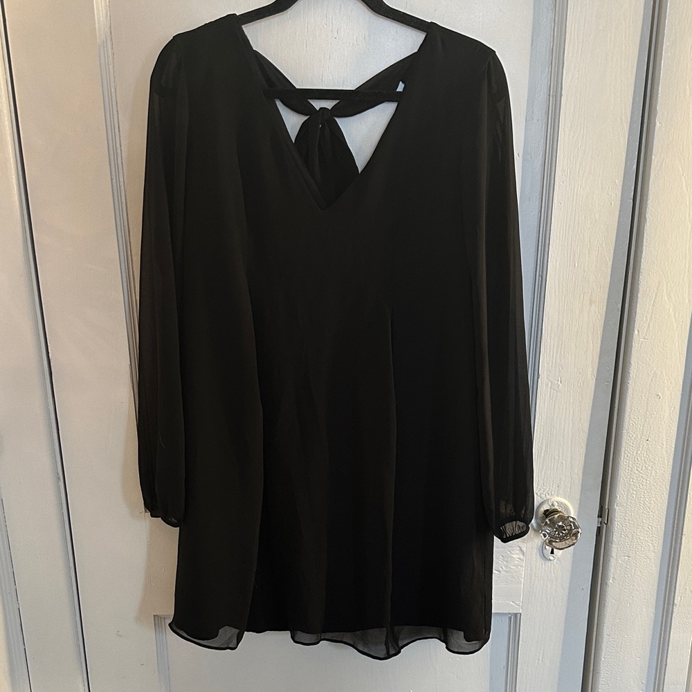 BCBGeneration Black Long Sleeve Dress
